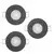 Eglo 902244 - Komplet 3x LED ugradnih stropnih reflektora BARRANCO 1xGU10/4,5W/230V crne