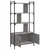 Regal za knjige s vratima boja hrasta 76,5x30x154,5 cm drveni