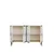 Hanah Home komoda Seza 120, 120 cm, hrast Sapphire / bela / srebrna
