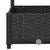 Vrtna žardinjera s rešetkom crna 120x40x121,5 cm PP