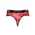 Muške sexy gaće Brave string, Crvene