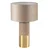 Rabalux Stona lampa Yelda, 40W, 1xE27, 55cm, Zlatno-braon