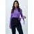 Trend Alacati Stili Ženska bluza Alc-X14394, Ljubičasta