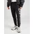 EA7 Emporio Armani Hlače črna/bela