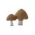 Aberto Design Set dekorativnih jastuka Mushroom, 38x38 cm i 26x22 cm, Braon