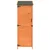 vidaXL Vrtno skladišče Rjava 59,5 x 56 x 176,5 cm Inženirski les