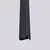 Sollux SL.1400 - Luster na sajli PRYSM 1xG9/8W/230V crna