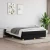 Shumee Box spring posteljni okvir črn 140x200 cm blago, (20600943)