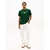TOMMY HILFIGER Majica BRAND LOVE kremna/zelena