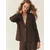 TATUUM Blazer Mezaria temno rjava