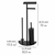 WENKO 26060100 - Set za WC COSENZA 32,5x72 cm crna