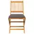 Sklopiva stolica s jastukom 4 pcs Siva 49 x 57,5 x 92 cm