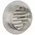 Pokrov ventilacije 2 pcs Srebrno 100 mm Nehrđajući čelik