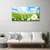 tulup.si Steklena slika Daisy grass nature 100x50 cm 4 obešalnika