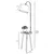 Aberto Design Podna lampa Demet, 160 cm, E27, Lešnik