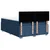 Vidaxl Box spring postelja z vzmetnico modra 160x200 cm blago