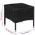 3-dijelni bistro set od poliratana crni