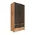 HANAH HOME Ormar Flora 90 Safir hrast Anthracite