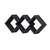 HANAH HOME Zidna polica Galaxy Anthracite
