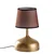 Opviq Stona lampa Bulbous-15455, Zlatno-braon