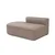 Atelier del Sofa Ugaona garnitura Mora X-Oval-L1-O1-O1-R1, 320x235x69 cm, Smeđa