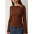 Trendyol Milla ženska bluza Twoaw26Bz00134, braon-braon