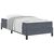 Vidaxl Postelja boxspring z vzmetnico Temno siva 100 x 200 cm Žamet