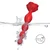 Gardj Europe Rosestick Red, 9 vibracijskih programov