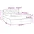shumee Box spring posteljni z vzmetnico črn 140x190 cm blago
