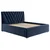 Boxxx OBLAZINJENA POSTELJA 160 cm x 200 cm , tekstil modra