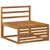 Set vanjskih sofa Prirodna 254 x 162,5 x 73 cm