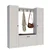 Hanah Home set za predsoblje Lucas 1600-136, 170 cm, beli