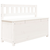Klupa bijela 110 x 41 x 76,5 cm od masivne borovine