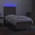 Vidaxl Box spring postelja z vzmetnico LED taupe 100x200 cm blago