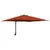 Vrtni suncobran S LED lampica Terakota 248,5 x 247,5 x 160 cm