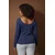 Trendyol Curve Ženska bluza Tbbaw26Af00112, Tamnoplava