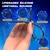 SuperLove Ultra-Soft Silicone Penis Dilator Training Set Black 8 pcs