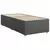 vidaXL Box spring postelja z vzmetnico temno siva 80x200 cm blago