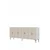 Hanah Home komoda Ayshe 180, 180 cm, bela / travertin / srebrna
