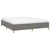 Vidaxl Posteljni okvir z vzmetmi temno siv 160x200 cm blago