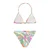 ONEILL Bikini Essentials Triangle svetlo modra/svetlo rumena/roza