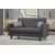 Atelier del Sofa Dvosed na razvlačenje Polya 151x86x75cm Tamnosivi