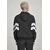 Womens Crinkle Batwing Jacket blk/wht