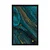 Plakat smaragdna abstrakcija - 20x30 black