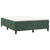 vidaXL Box spring posteljni okvir temno zelen 140x200 cm žamet