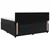 vidaXL Postelja boxspring z vzmetnico Črna 160 x 200 cm Žamet