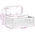 Set vanjskih sofa Bijela 230,5 x 83 x 73 cm Poliester