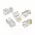 GEMBIRD LC-8P8C-001/100 Modular plug 8P8C 30u CAT5 gold plated, 100 u pakovanju 19927