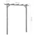 Vrtna pergola siva 200 x 40 x 205 cm od impregnirane borovine