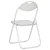 Sklopiva stolica 2 pcs Bijeli 48 x 43,5 x 81 cm Lažna koža